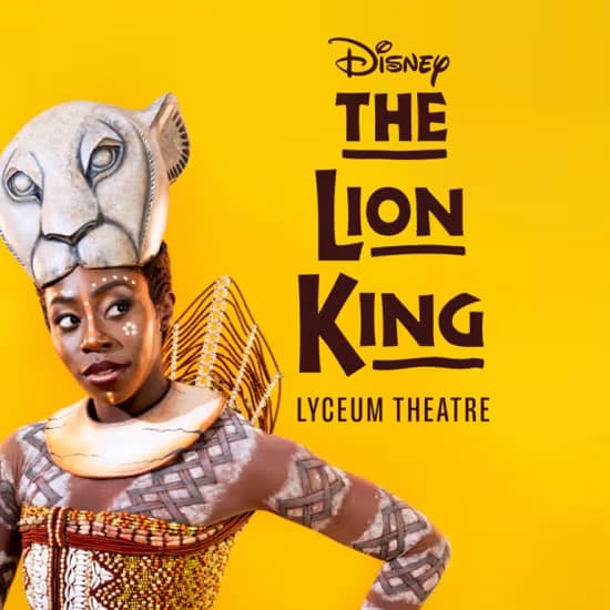 A poster for The Lion King